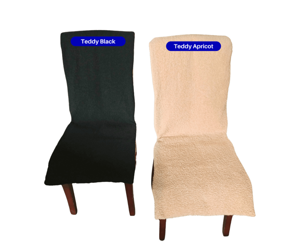 stoel verwarming teddy stof apricot