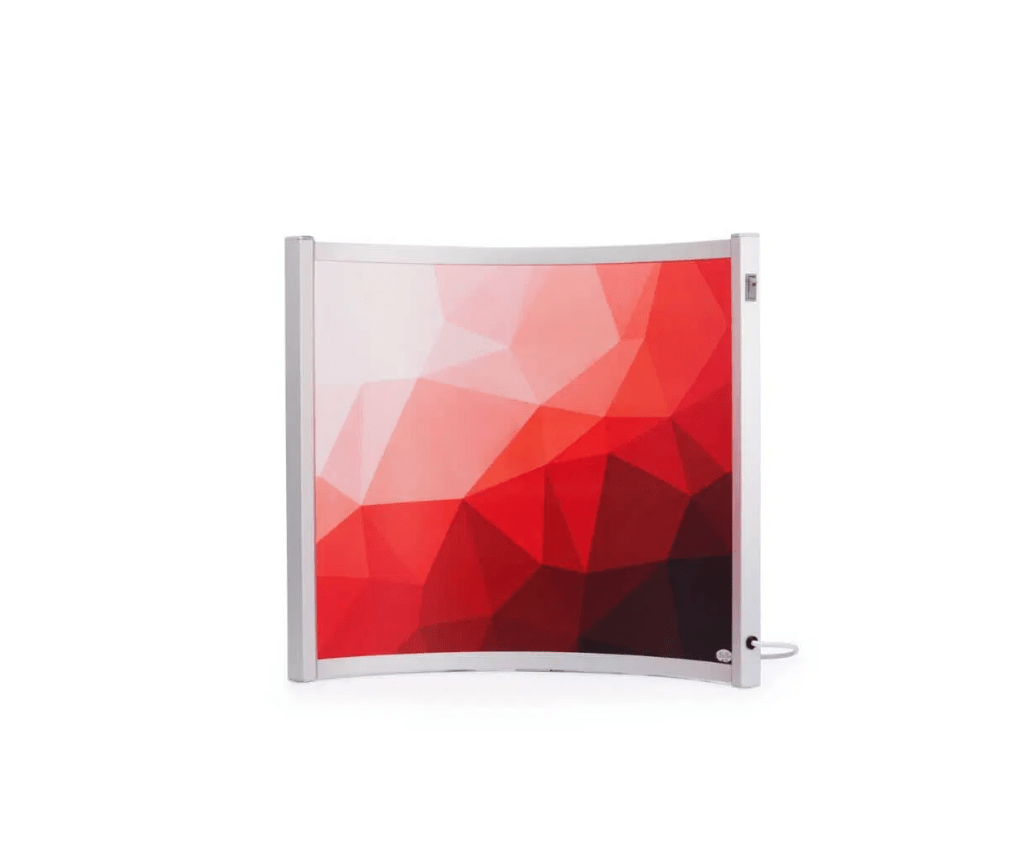 verplaatsbaar-infrarood-paneel-rood-curved